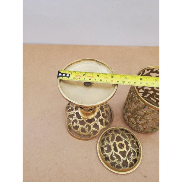 Candle holder / candlestick / candle lamp / lantern - Simple design Vintage - Picture 6 of 10